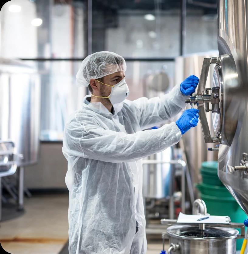 Industria de alimentos y bebidas.