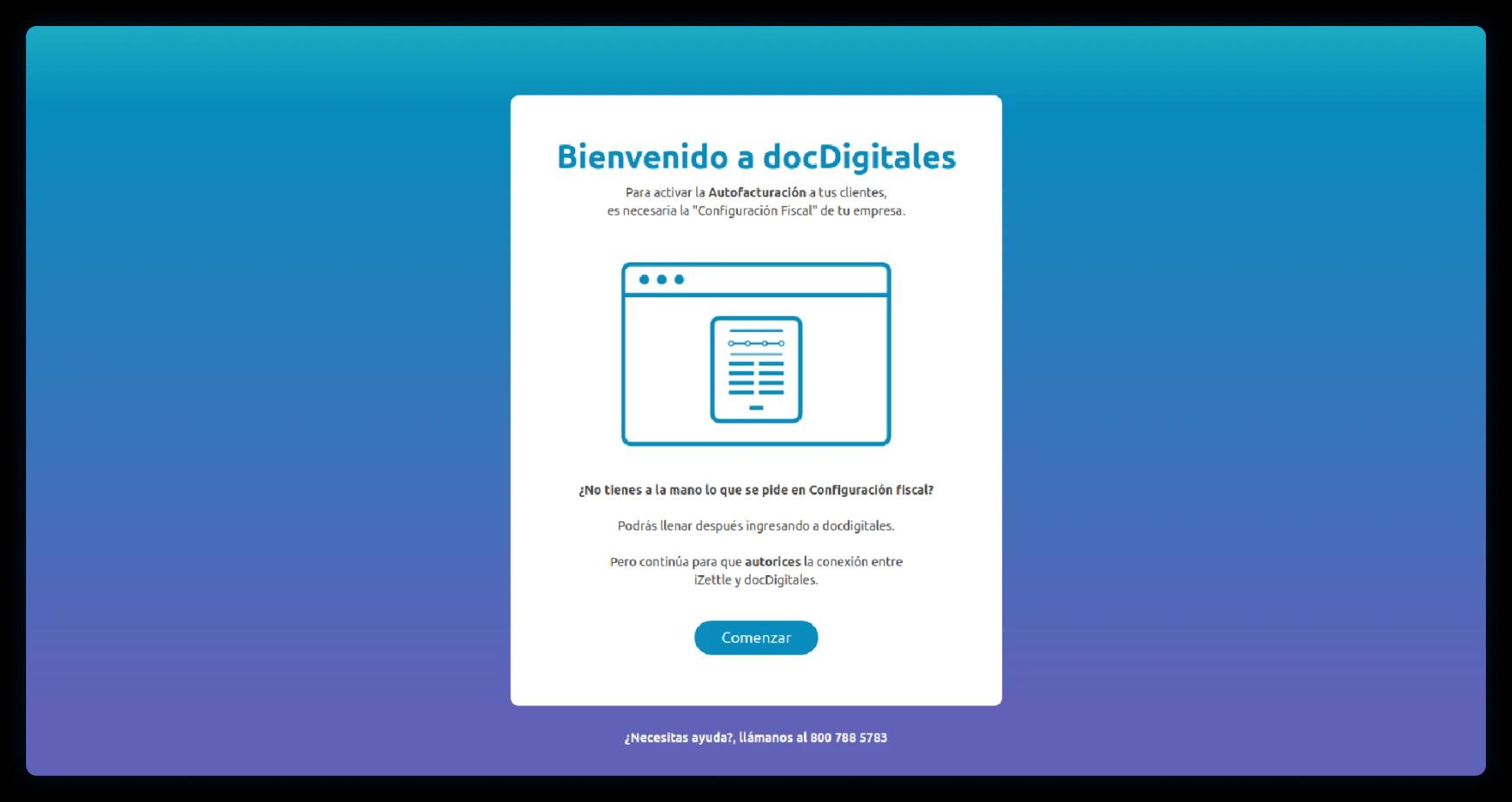 configuracion zettle