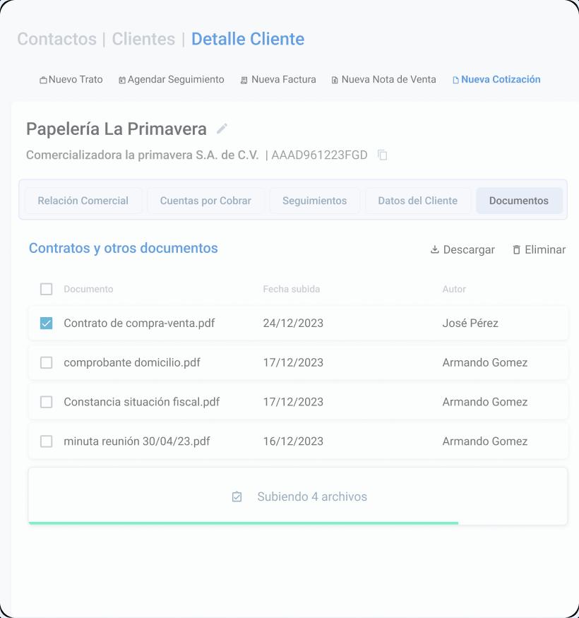 Toda la información de tus clientes en un solo lugar