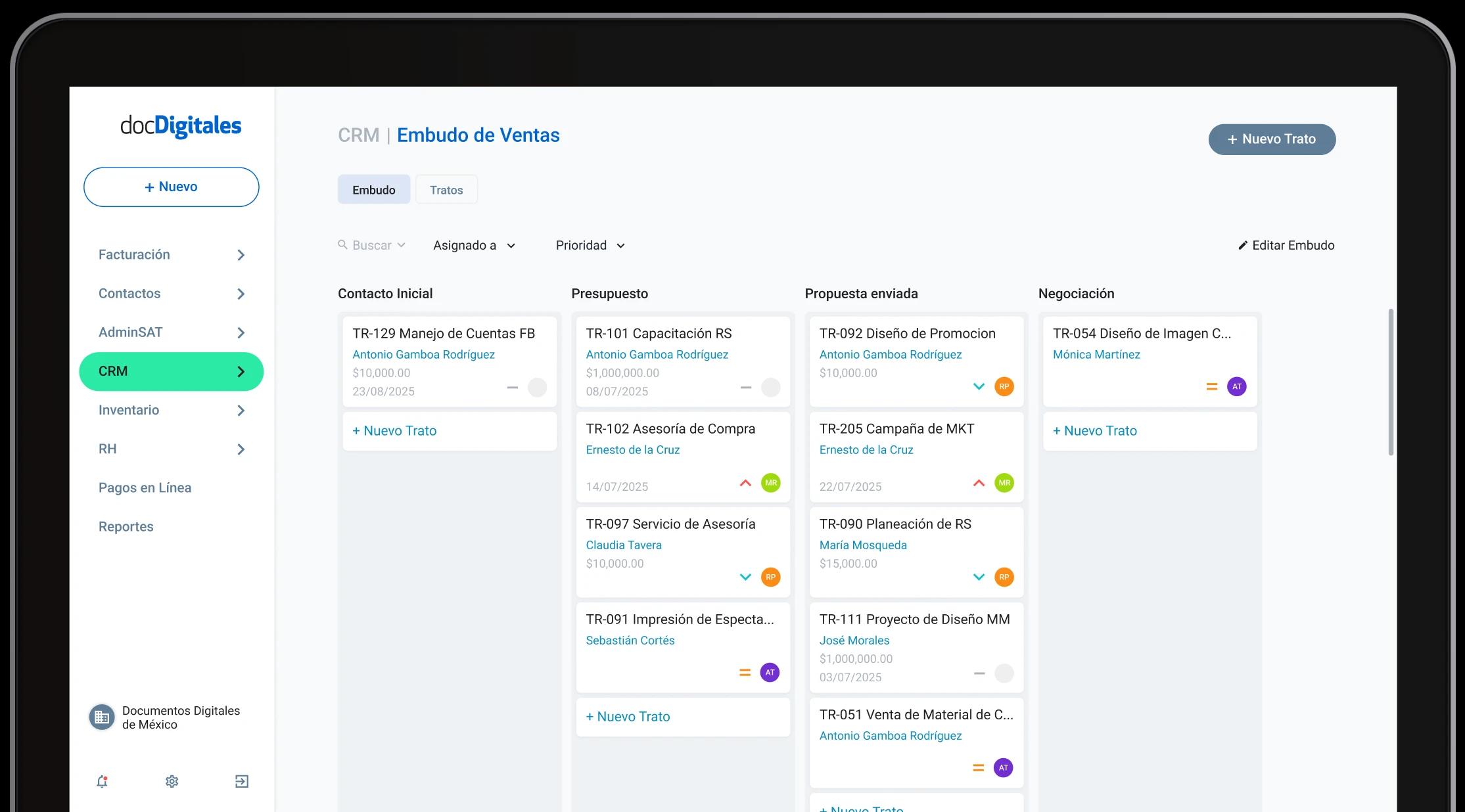 modulo de crm