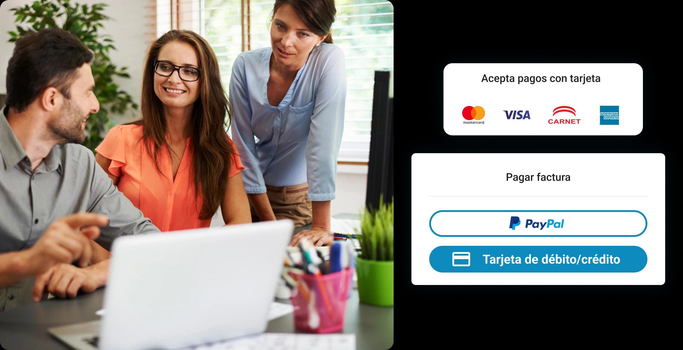 Recibe pagos fáciles y seguros