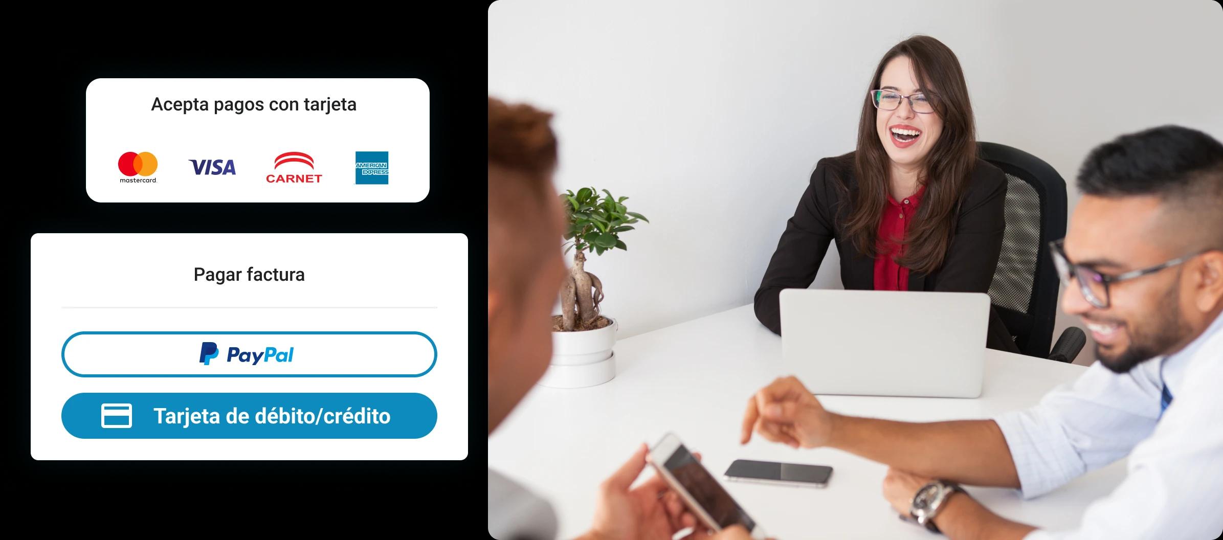 Pagos flexibles para cobros rápidos