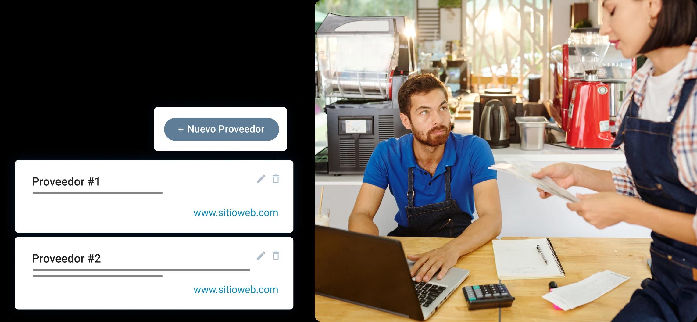 Conecta a tus proveedores con tus compras