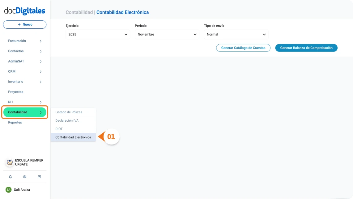Crear archivos para enviar la contabilidad electrónica al SAT con un sistema contable para contadores