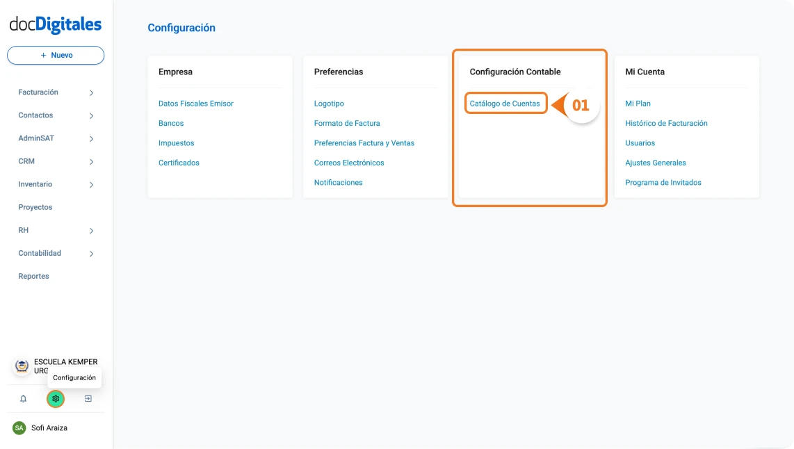 Catalogo de cuentas pymes
