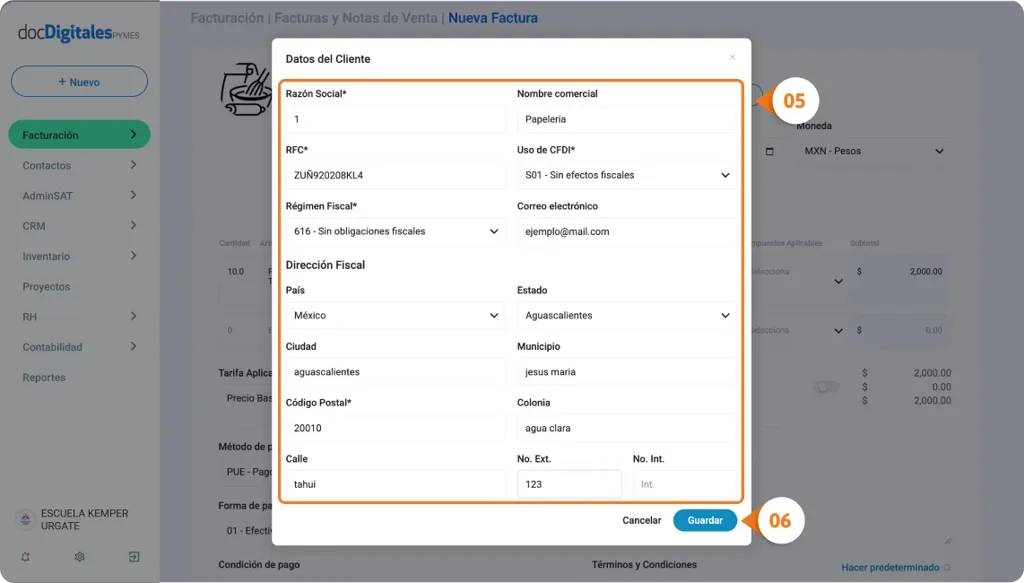 Cotización a factura en un solo clic