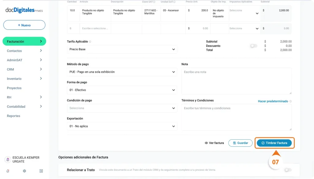 Cotización a factura o nota de venta en un solo clic