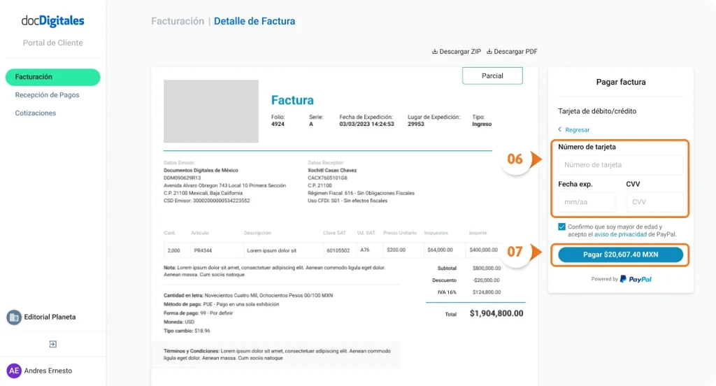 Aceptar cotizaciones y pagar facturas de tus proveedores dedes un mismo portal con un ERP o sistema de gestión integral hecho para Pymes mexicanas