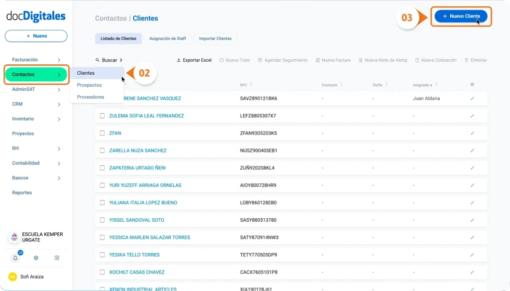 Invita a un cliente a crear su cuenta dentro del Portal del cliente para la centralización de su facturación y documentos relacionados