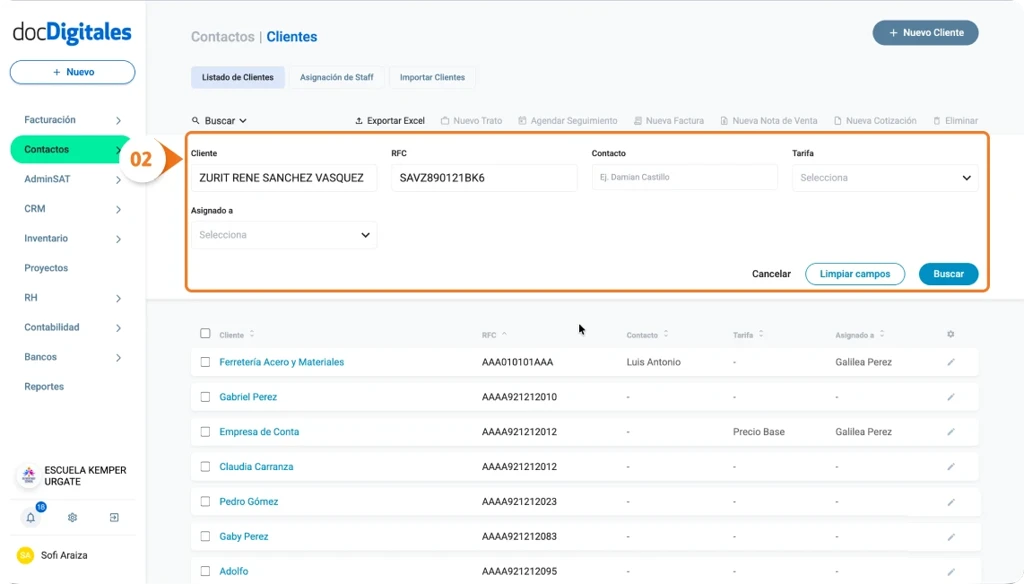 Invita a un cliente a crear su cuenta dentro del Portal del cliente para la centralización de su facturación y documentos relacionados