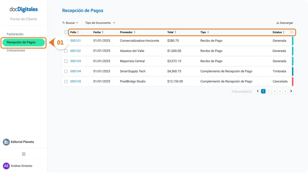 ERP para Pymes y empresas mexicanas con un sistema de gestión integral y Portal de cliente para centralizar la información