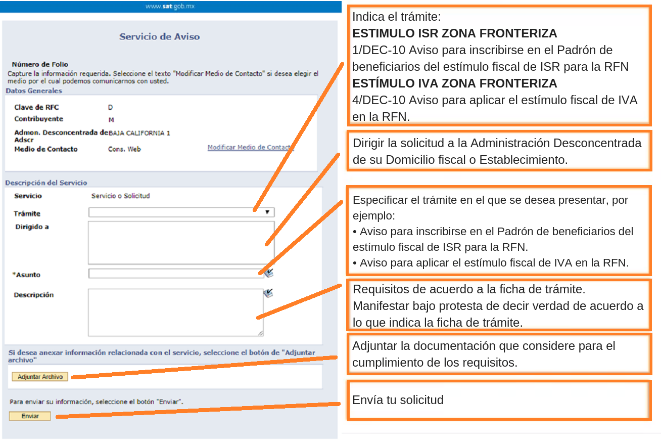 Indica el trámite_ESTIMULO ISR ZONA FRONTERIZA1_DEC-10 Aviso para inscribirse en el Padrón de beneficiarios del estímulo fiscal de ISR para la RFN