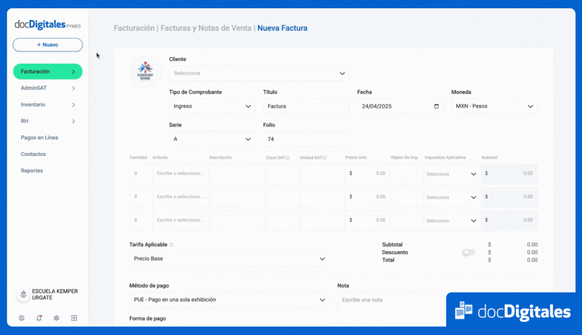 automatiza tus CFDI con docDigitales