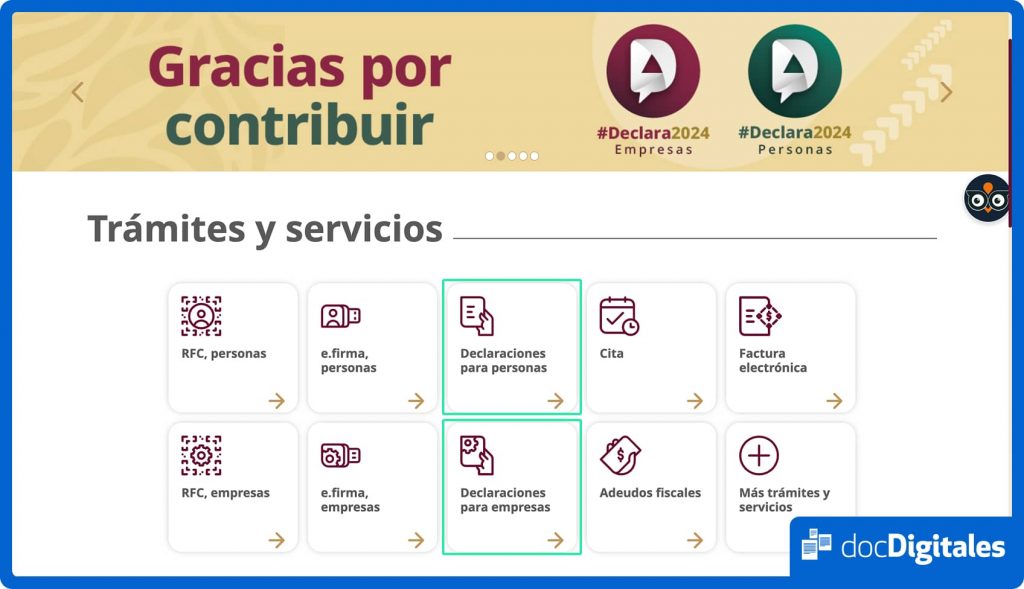 presenta tu declaración de impuestos en el SAT
