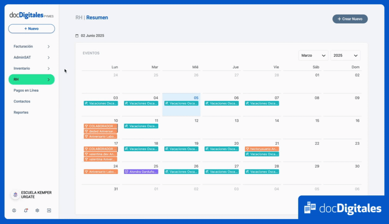 software de facturación con gestión de nómina