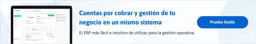 Banner gestión de cuentas por cobrar y facturación en un solo lugar